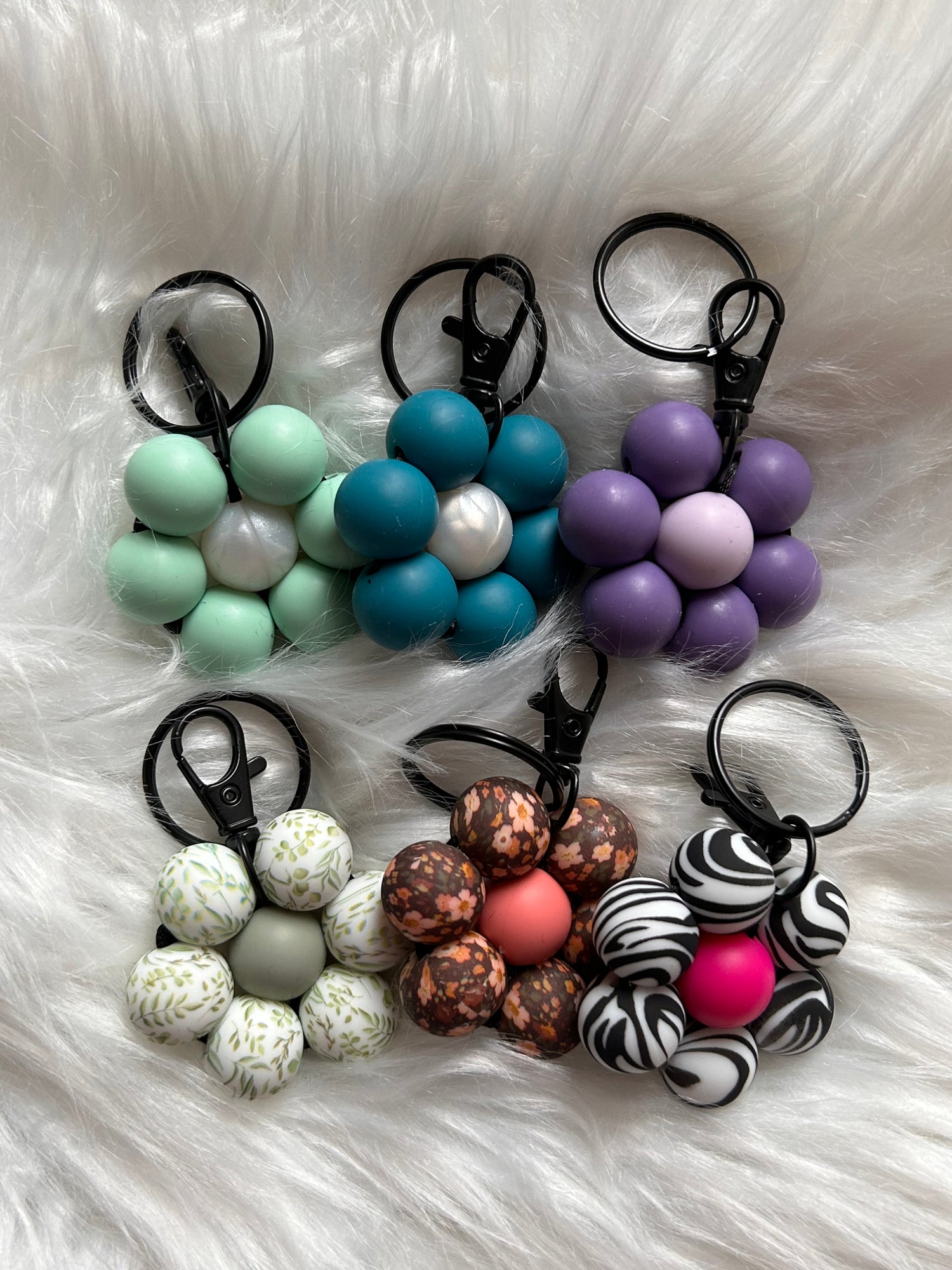 Flower Keychains