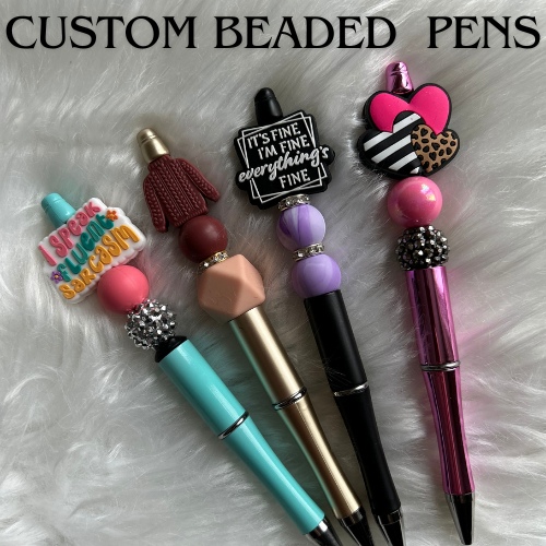 Custom Beaded Pens