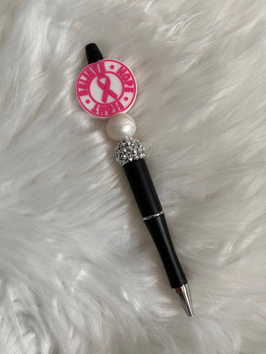 Cancer Awareness Beaded Pen