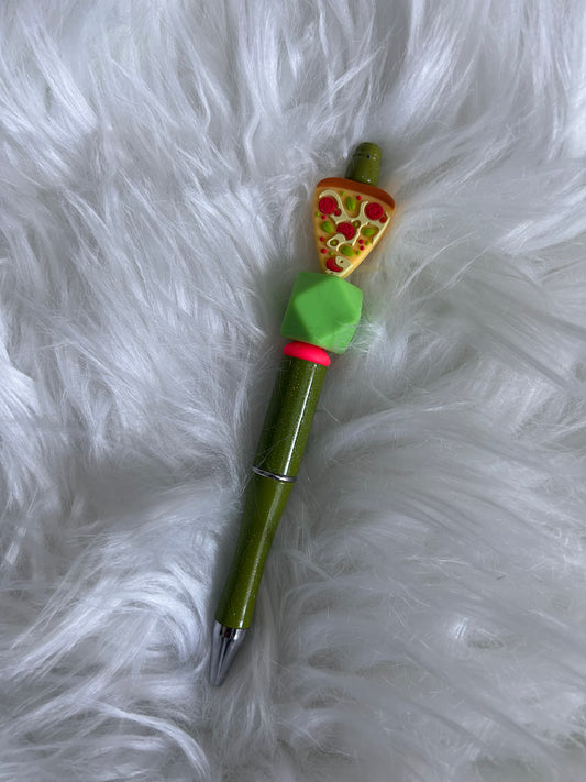 Pizza Beaded Pen