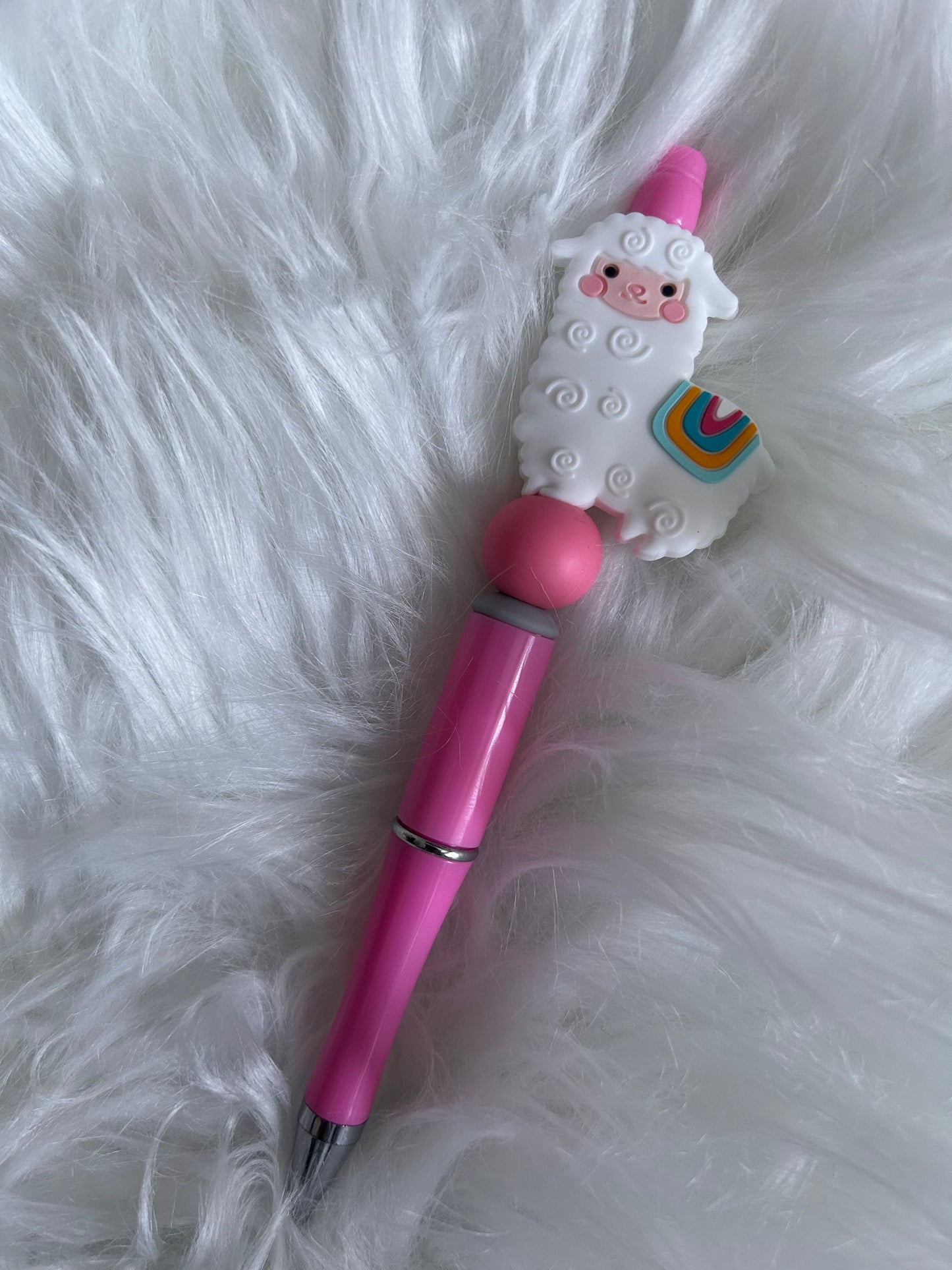 Llama Beaded Pen