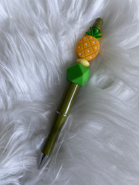 Pineapple Beaded Pen