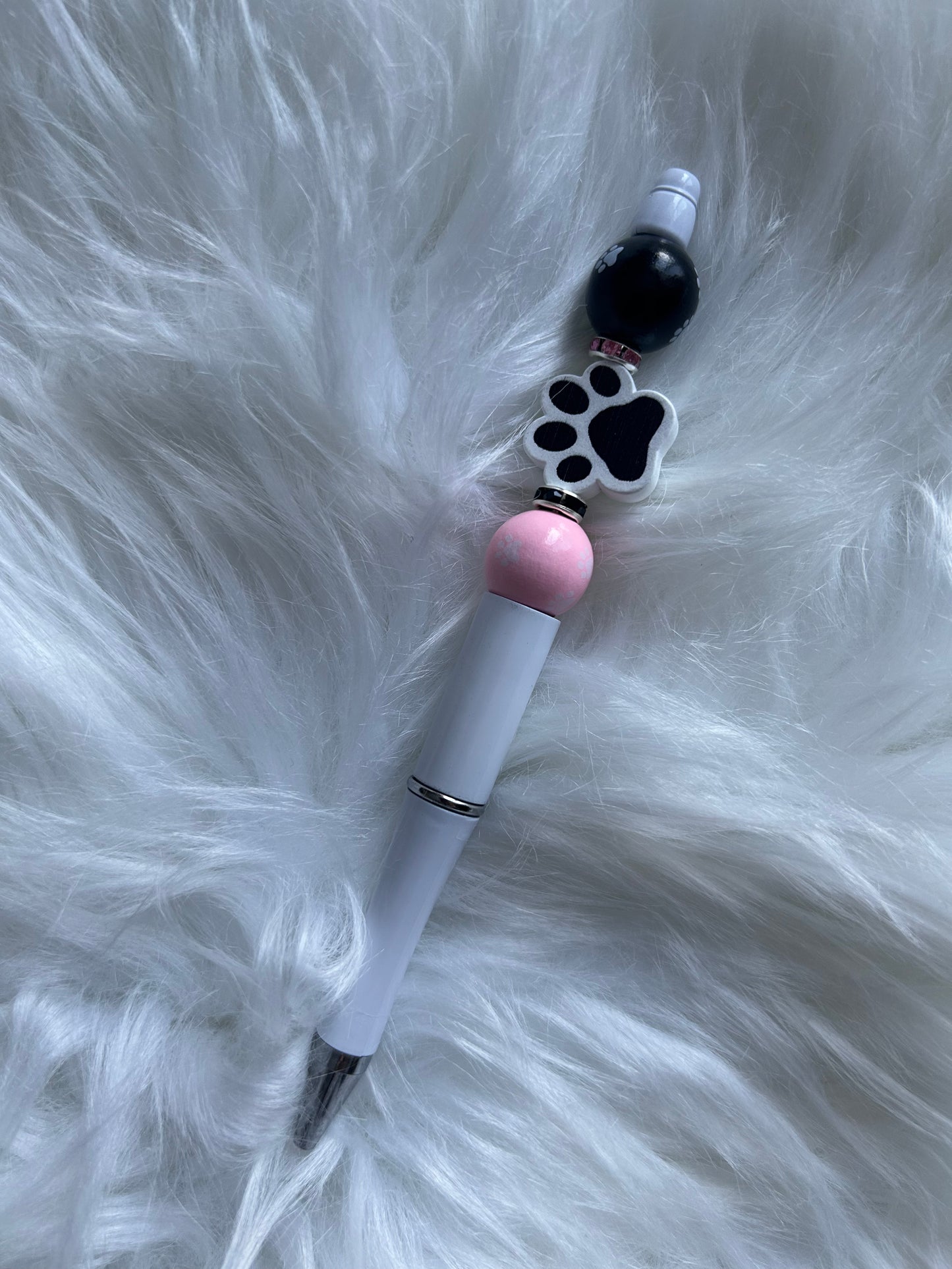 Dog/Cat Paw Print Beaded Pen